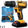 Taladro Atornillador Inalámbrico Profesional con Maletín Completo