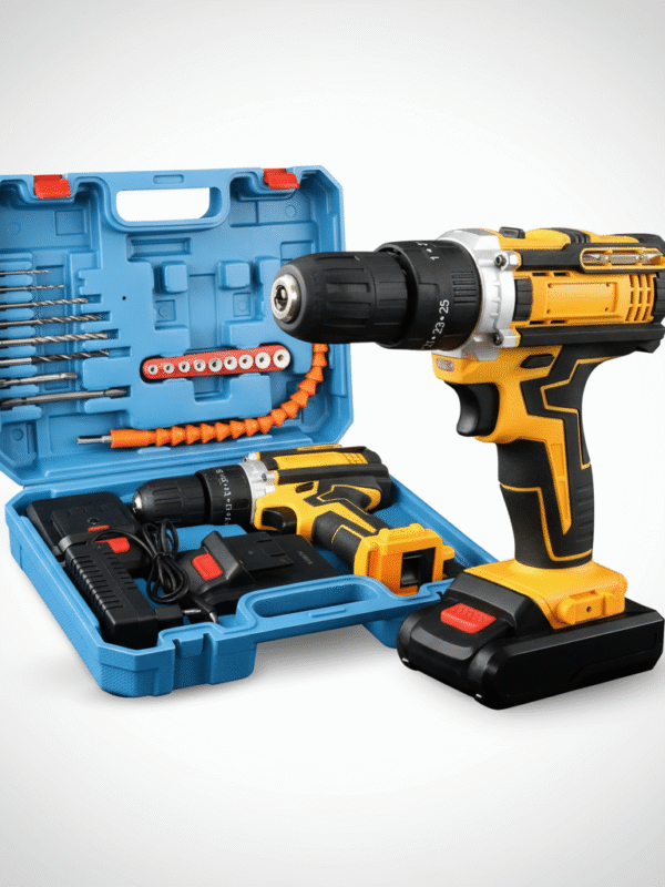 Taladro Atornillador Inalámbrico Profesional con Maletín Completo