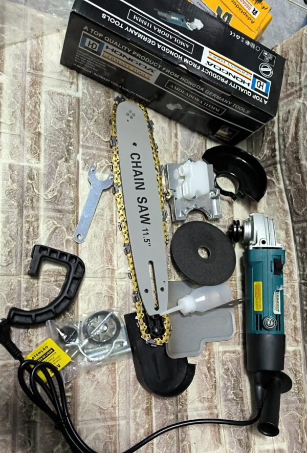 Combo Amoladora + Adaptador de Motosierra