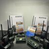 Combo 2 Cajas: 4 Walkie Talkies + 2 Linternas