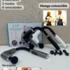 Pistola de Masaje de Percusión con Mango Extensible